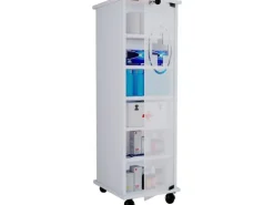 VCM Erste Hilfe Schrank Nilasu 98 x 31 x 35 cm, Weiss