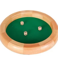 vedes CG Würfelteller #30 cm Holz 30 cm mit 3 Würfeln