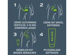 Veet MEN Haarentfernungscreme Intimbereich + Pflegebalsam, 150 ml