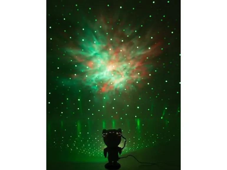 Vegas Lights Galaxy Projektor Astronaut Weiss