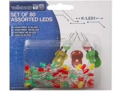 Velleman Leuchtdioden K/LED1, LED 80 Stück