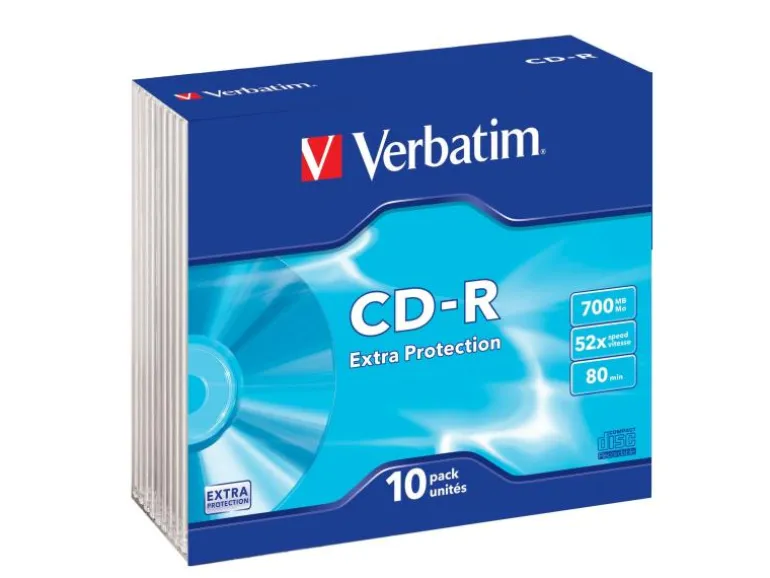 Verbatim CD-R 0.7 GB, Slimcase (10 Stück)