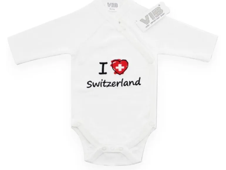 Very Important Baby Body I (Herz) Switzerland Weiss