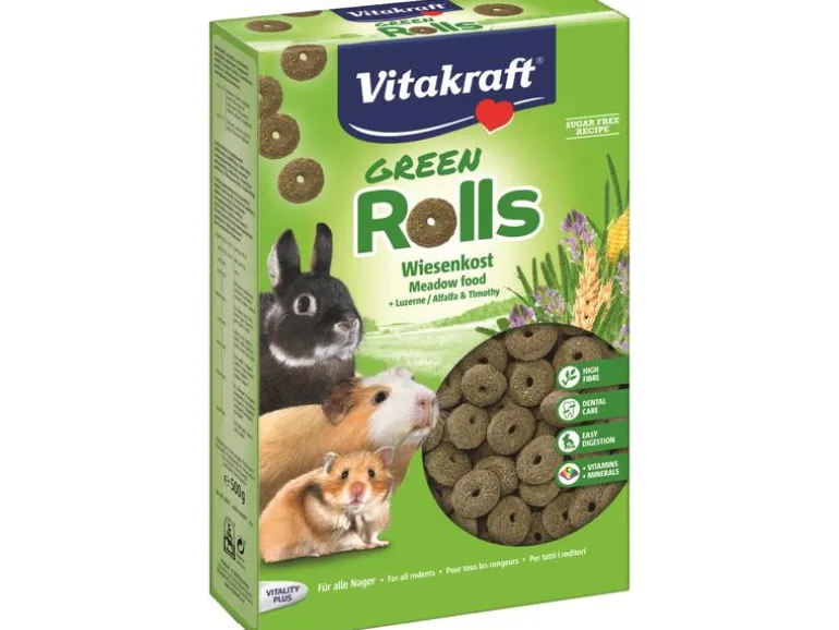 Vitakraft Green-Rolls, für Nager, 500 g