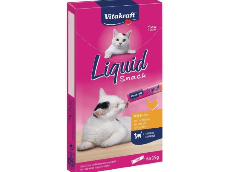Vitakraft Katzen-Snack Cat Liquid Hähnchen & Taurin