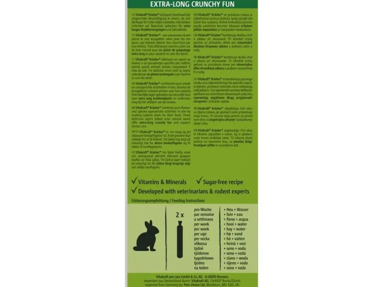 Vitakraft Snack Kräcker Gemüse & Rote Beete, 2 Stück