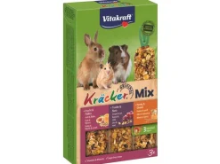 Vitakraft Snack Kräcker Trio Mix Frucht, für Nager