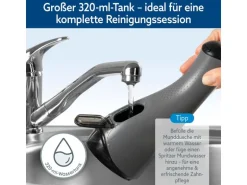 VITALmaxx Munddusche mit 8 Aufsätzen, Anthrazit