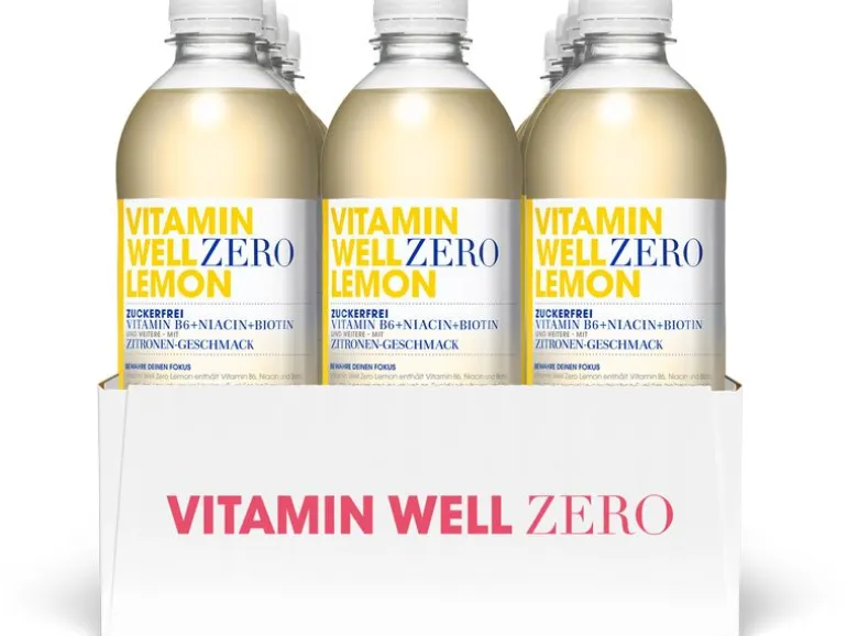 VITAMIN WELL Zero Lemon 12 x 0.5 l, zuckerfrei