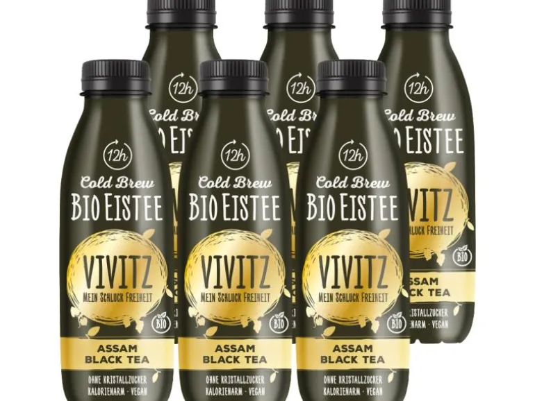 Vivitz Eistee Bio Cold Brew Assam 6 x 0.5 l