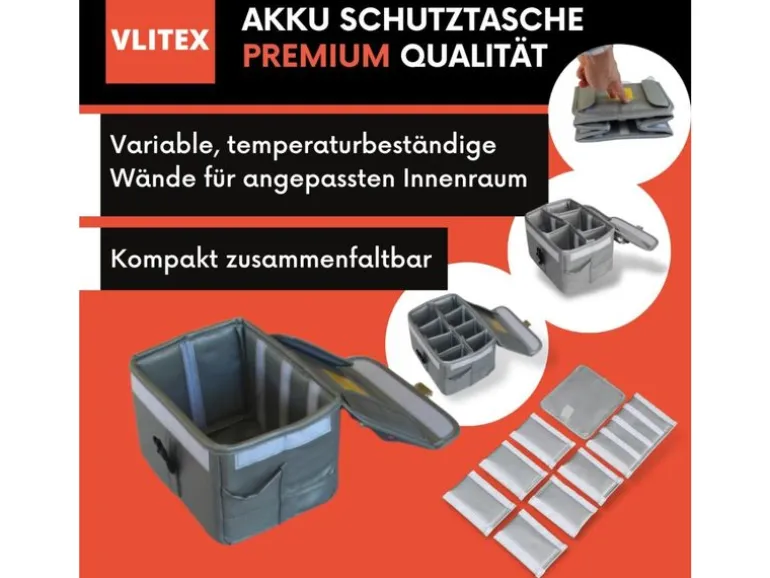 VLITEX Akku Sicherheitsbox L
