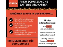 VLITEX Akku Sicherheitsbox L