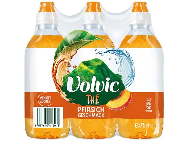 Volvic Eistee Pfirsich 6 Stück x 0.75 l