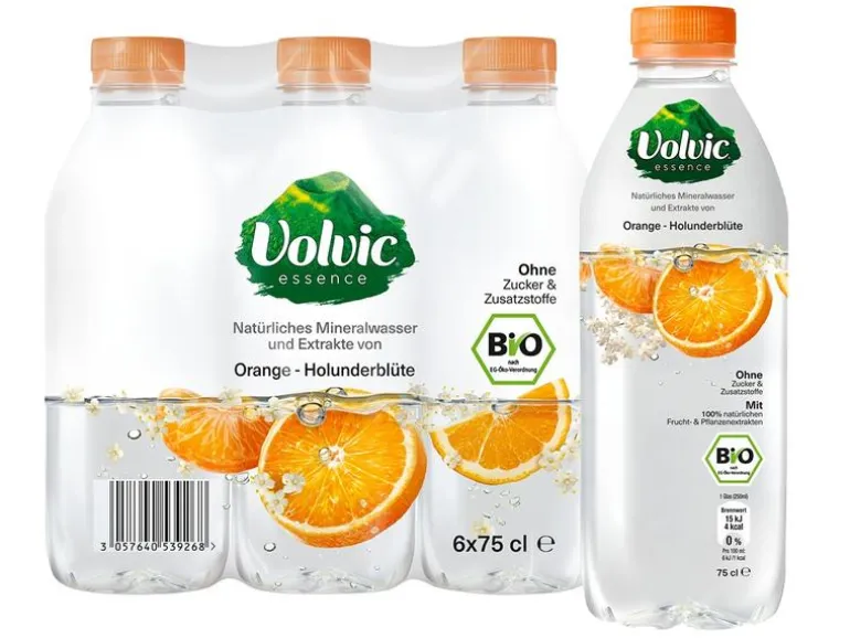 Volvic Volvic Essence Orange Holunderbüte 6 x 0.75 l