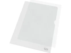 VON Sichthülle A4, genarbt, 100 Stück, Transparent