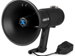 Vonyx Megaphon MEG075 75 W Bluetooth Schwarz mit Sirene