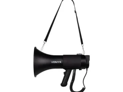 Vonyx Megaphon MEG075 75 W Bluetooth Schwarz mit Sirene