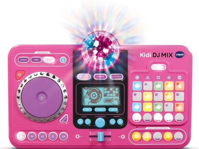 Vtech Kidi DJ Mix Kunststoff, Pink, mit Licht- und Soundeffekten