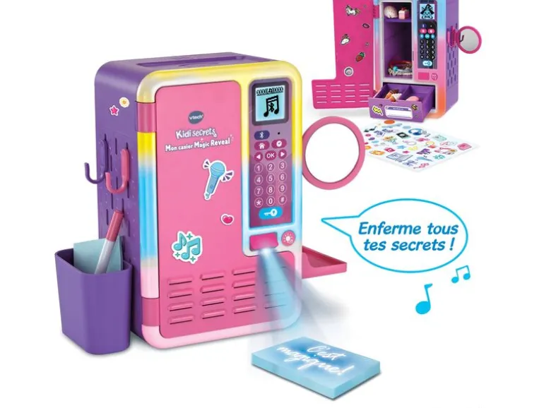 Vtech KidiSecrets mon casier Magic Reveal FR – violet