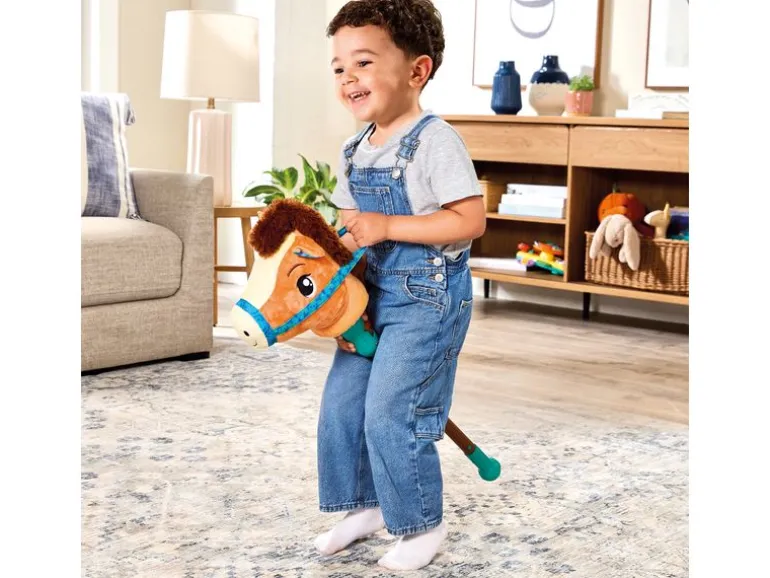 Vtech Steckenpferd Mistral cheval bâton musical Blau/Braun