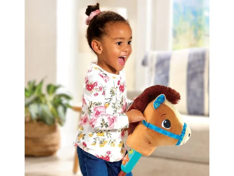 Vtech Steckenpferd Mistral cheval bâton musical Blau/Braun