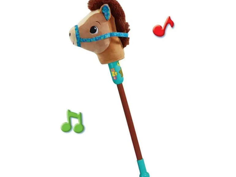 Vtech Steckenpferd Mistral cheval bâton musical Blau/Braun