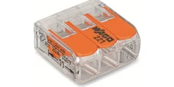 WAGO Steckklemme COMPACT 3 x 0.14-4 mm², 12 Stück