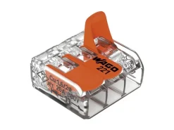 WAGO Steckklemme COMPACT 3 x 0.14-4 mm², 12 Stück