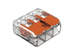 WAGO Steckklemme COMPACT 3 x 0.14-4 mm², 12 Stück