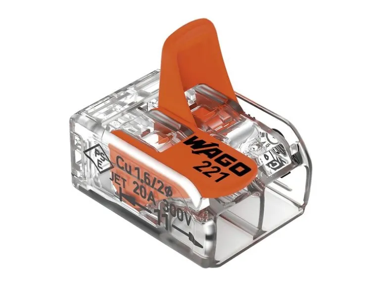 WAGO Steckklemme COMPACT 2 x 0.14-4 mm², 16 Stück
