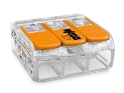 WAGO Verbindungsklemme COMPACT 3-fach, 8 Stück