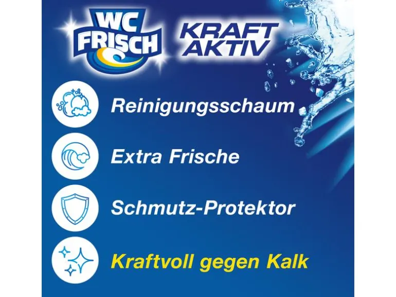 WC Frisch WC-Reiniger Kraft-Aktiv Reiniger Ozeanfrische 750 ml