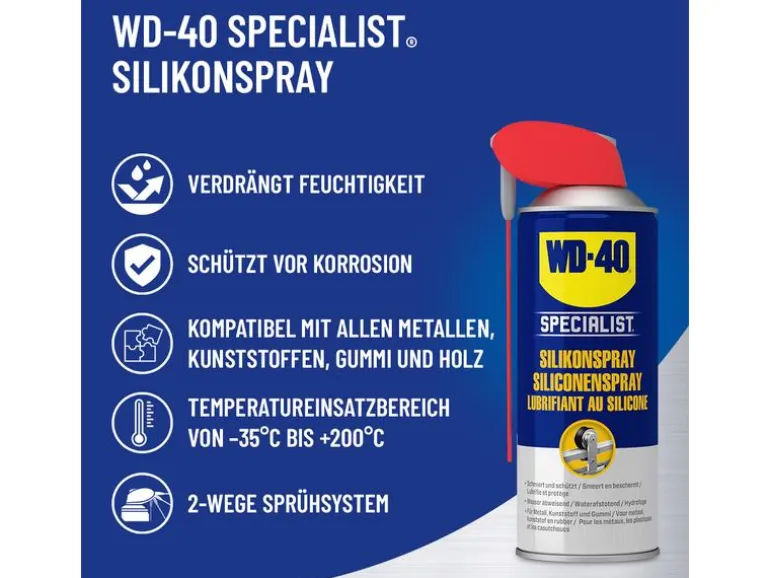 WD-40 Silikonspray SPECIALIST Smart Straw 400 ml