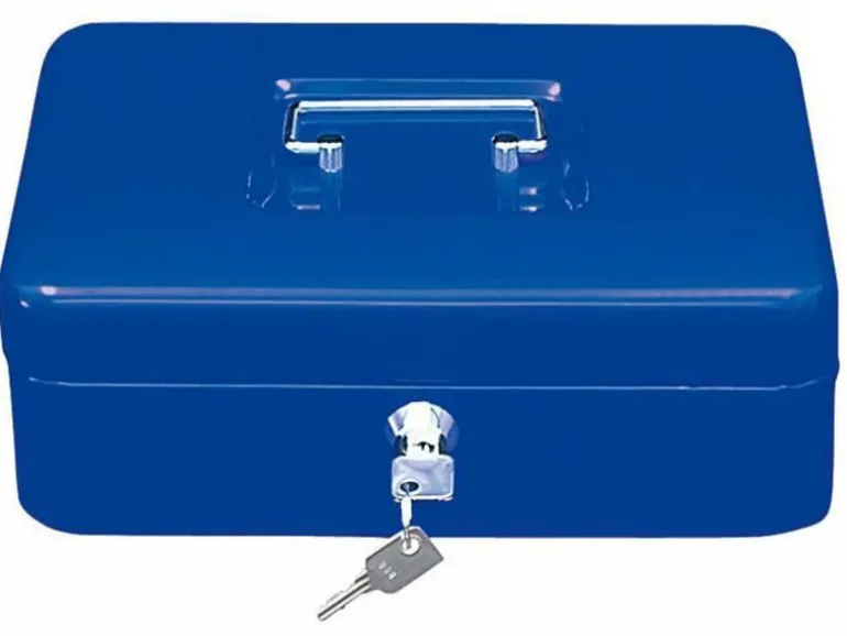 WEDO Geldkassette 5 Fächer, Blau