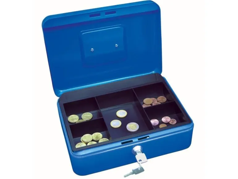 WEDO Geldkassette 5 Fächer, Blau