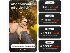 Weenect GPS-Tracker XS für Hunde, Weiss
