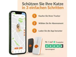 Weenect GPS-Tracker XS für Katzen, Weiss