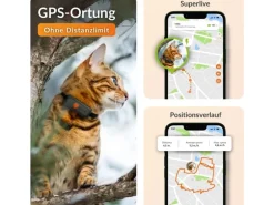 Weenect GPS-Tracker XS für Katzen, Schwarz
