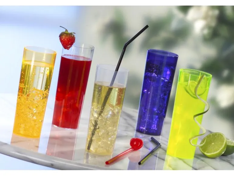 Weita Einwegbecher Longdrink 300 ml 10 Stück, Transparent