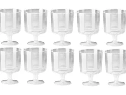 Weita Einweg-Weinglas 200 ml 10 Stück, Transparent