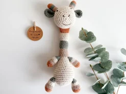 Welcomebabybox Geschenkset Lio – Decke & Giraffe