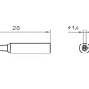 Weller Lötspitze XNT A Meisselform 1.6 mm