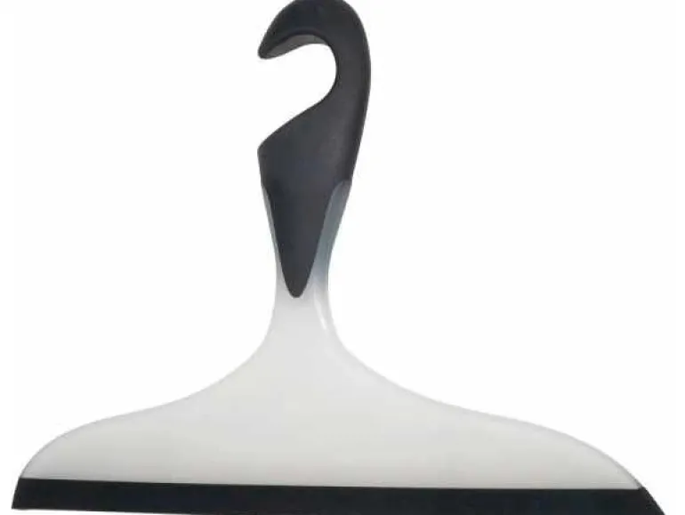Wenko Duschabzieher Loano Schwarz/Weiss