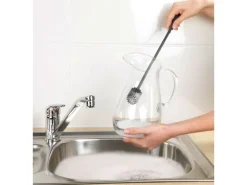 Wenko Silikon Flaschenbürste 38 cm Grau/Dunkelgrau