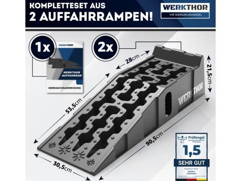 Werkthor Auffahrrampe Werkthor Auffahrrampen2er Set 5000 kg