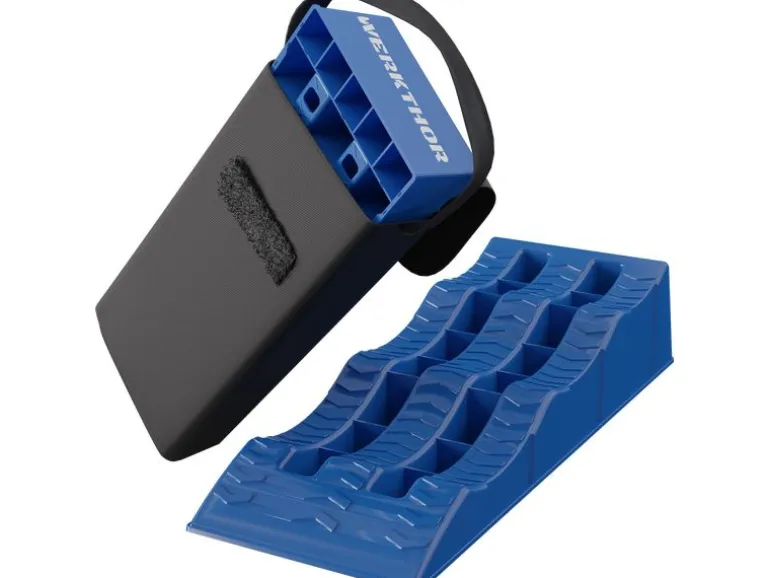 Werkthor Flache Auffahrkeile 2er Set, Blau
