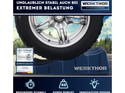 Werkthor Flache Auffahrkeile 2er Set, Blau