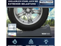 Werkthor Flache Auffahrkeile 2er Set, Grau