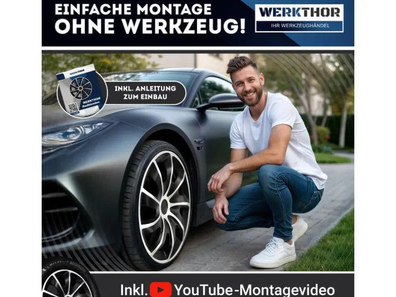 Werkthor Radzierblende 4er Set 16 "