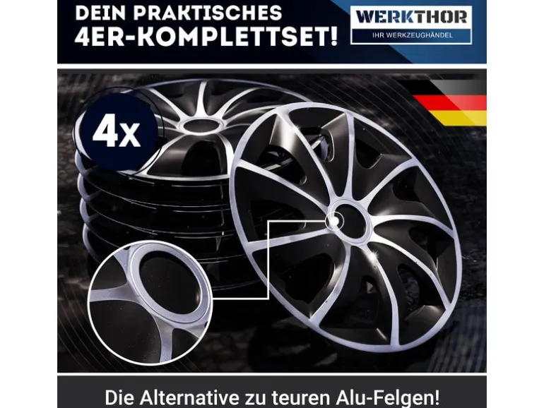 Werkthor Radzierblende 4er Set 16 "